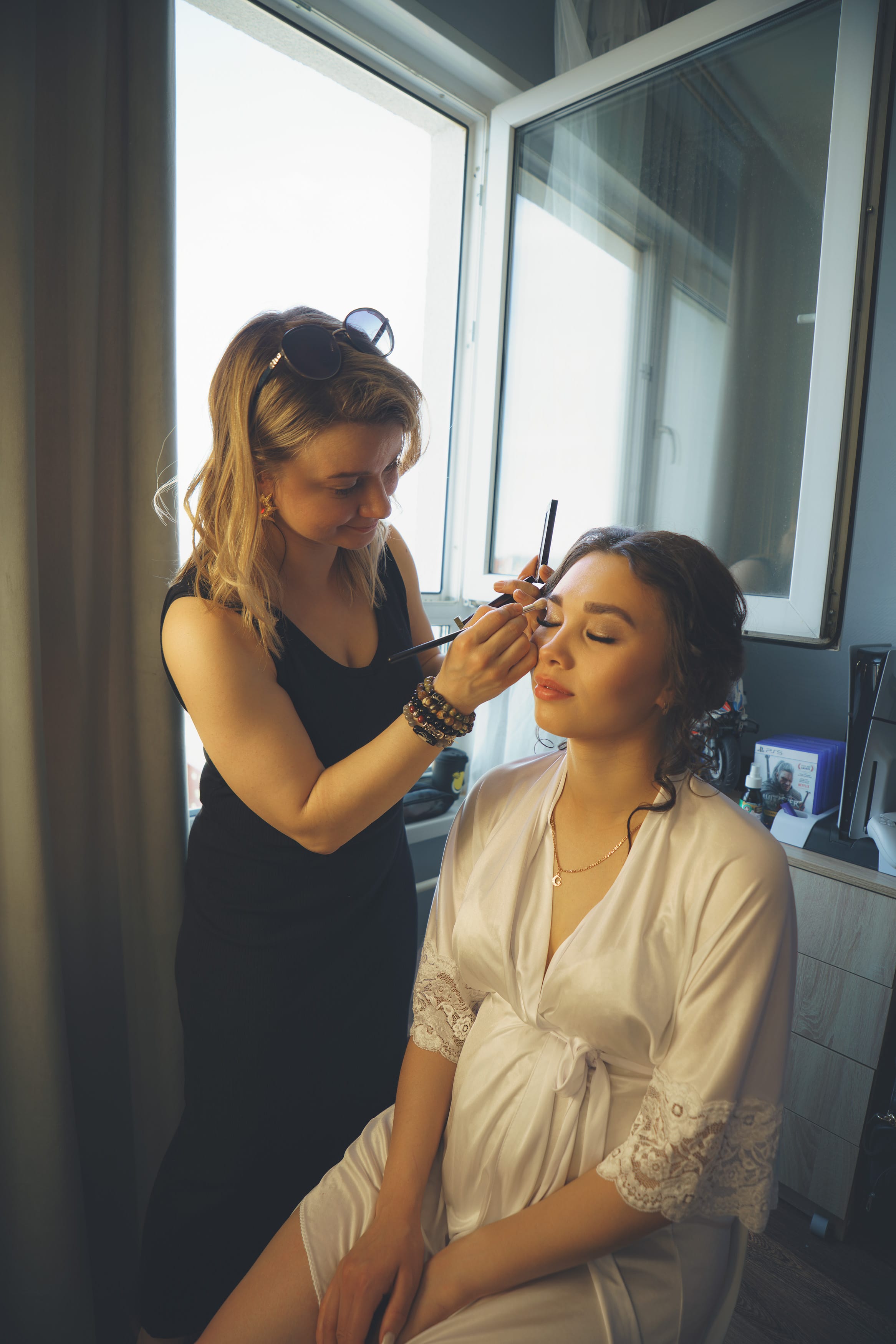 Макияж девушки. Утро невсеты. Фото портфолио фотографа Алексея Брина.